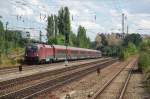 1116 206 mit RJ 60 aus Budapest Keleti plyaudvar, wird in Krze seinen Endbahnhof Mnchen Hbf erreichen.