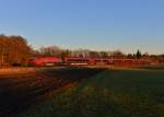 1116 216 mit einem Railjet nach München am 27.12.2013 bei Eglharting.