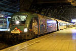 1116 159  150 Jahre Brennerbahn  am NJ421 in Köln Hbf am 15.12.2017