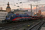 1116 195  Nightjet  am leicht verspäteten NJ420 in Köln Hbf am 29.12.2017