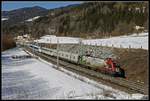 1116 159 mit Probezug bei St.Georgen ob Judenburg am 7.02.2020.