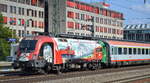 ÖBB - Österreichische Bundesbahnen [A] mit der  1116 159  [NVR-Nummer: 91 81 1116 159-5 A-ÖBB] und EC Richtung München Hbf.