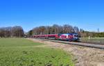 1116 231 mit RJ 564 am 24.03.2021 bei Brannenburg.