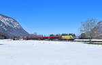 1116 153 mit einem RJ am 24.03.2021 bei Niederaudorf.