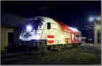 Abendaufnahme vom Bundesheer Taurus 1116 246 im Heizhaus Knittelfeld.Anschlieend bespannte er den Gterzug 42206 von St.Michael nach Wien Nordwestbahnhof.