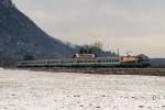 1116 280 (A1) mit EC 87 vor Oberaudorf (02.02.2009)