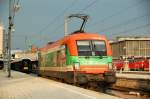 Der Verrckt-Bunte-Stier (1116 007) am 02.07.09 in Mnchen Hbf