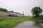 Der Ruland-Stier (1116 084) am 16.05.09 mit CNL 482 nach Mnchen in Dachau km 16.1