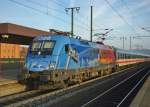 Nachdem die 1116 250-0 sich am vergangenen Freitag bei Celle mit Rotwild angelegt hatte (oder umgekehrt) zog sie am 9.12.2009 den IC 2083 wieder zurck gen Sden.