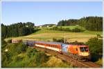 1116 250 Feuerwehr fhrt mit dem D 206  Matthias Braun  ber die Summerauerbahn von Salzburg nach Prag.