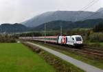 1116 264  3  mit OIC 867 von Bregenz nach Wien West am 30.10.2012 unterwegs bei Terfens.