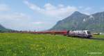 1116 250  Polizei  durchquert am 03.05.13 mit einem Railjet nach Lindau das Inntal bei Niederaudorf Richtung Innsbruck.