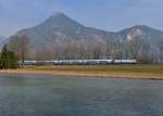 1116 251 mit dem Ski-Austria-Railjet am 11.03.2014 bei Niederaudorf.