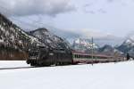 1116 182-7  Cobra  mit REX 3416 am 1.2.2015 nach Bahnhof Ebensee