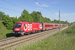 ÖFB 1116.225 mit RJ-533 bei Sollenau am 22.5.16