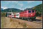 1141 008 fährt mit R4483 nahe Traboch dem nächsten Haltebahnhof St.Michael entgegen.