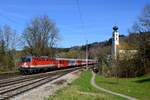 Manchmal habe sogar ich Glück: Für den am Vormittags-Motiv in Wernstein am besten im Licht liegenden REX 1781 nach Linz HBF war am 28.