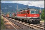 1142 644 + 470 505 mit Güterzug in Küb am 21.06.2018.