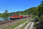 1144 644 mit einem REX am 24.04.2019 bei Wernstein am Inn.