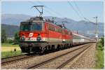 1142 683 + 665 fahren mit EC 531  Stadttheater Klagenfurt  von Wien Meidling nach Villach.