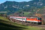 1142 655 ist mit OIC 257 von Wien Meidling Richtung Marburg unterwegs.