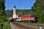 1142 688 mit einem REX am 26.08.2016 bei Wernstein am Inn.