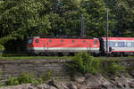 1144 041-1 mit IC 119 auf dem Weg nach Bregenz.