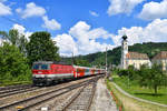 1144 222 mit einem REX am 12.05.2018 bei Wernstein am Inn.