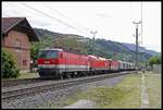 1144.086 + 1116.143 + 1144.213 mit Güterzug in Rothenthurn am 22.05.2019.