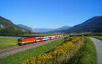 Noch gibt es auf der Arlbergbahn auf der Relation Innsbruck - Landeck in der Hauptverkehrszeit Verstärkerzüge, die mit Wendezuggarnituren und einer 1144 geführt werden.