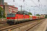 ÖBB 1144 053 am Münchener Heimeranplatz, am 21.08.2019.