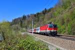 1144 086 mit einem REX am 15.04.2019 bei Ingling.