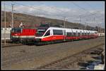 4024 045 und 1144 257 nebeneinander in Kapfenberg am 27.01.2020.