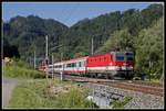 1144 216 mit IC512 zwischen Pernegg und Bruck an der Mur am 8.07.2020.