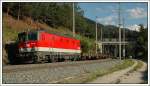 1144 207 bei der Talfahrt der Brenner Nordrampe, aufgenommen nchst Matrei am 26.7.2007.