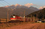 1144 239 mit dem REX 5362 (Innsbruck Hbf-Landeck Zams) bei Rietz 16.10.21