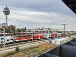 BB 1144 224-3 am 08.08.2022 in der Abstellung in Wien Hauptbahnhof.