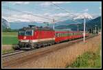 1144 277 mit E1885 bei Flaurling am 17.05.2004.