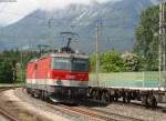 1144 219-1 und 249-8 als Tfzf bei der Durchfahrt Brixlegg am 23.5.08