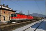 1144.048 und 1216.1xx (Tom? ;-) fahren mit Papierzug GAG 48930 von Gratkorn nach Spellen, Niklasdorf, 30.12.2010