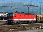 BB - Lok 1144 252-2 vor Gterzug im Bahnhofsareal von Buchs/SG am 24.05.2011