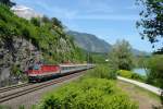 1144 234 mit OIC 542 von Wien West nach Innsbruck Hbf am 19.05.2012 unterwegs bei Jenbach.