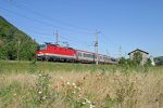 1144.119 mit EC-159 kurz nach Gloggnitz am 16.6.12