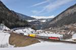 Eine unbekannt gebliebene 1144 kommt mit einer Rollenden Landstrae den Brenner bei St.