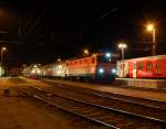 1144 40 wartet am 05.12.2013 mit dem Rex 3914 in  Kirchdorf an der Krems auf die Weiterfahrt.