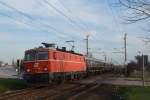 1144 040 mit ihrem Sonderzug am Rückweg nach Wien.