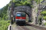 1144 057-7 am 12.Juli 2015 beim Krausel Tunnel.