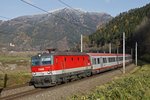 1144 091 mit IC518 bei Niklasdorf am 9.11.2016.