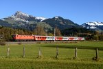 Und weil es so so schön war, eine kleine Variation des Motivs vom Vortage: Unter der markanten Kulisse des Kitzbüheler Horn wurde 1144.040 am 02.