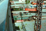 Dampflok der ÖBB-Baureihe 90 (Schneepflug) vor dem Innsbrucker Bw der ÖBB (1983)